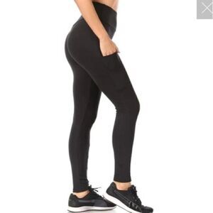 Shosho Black leggings Tummy Control Size Small